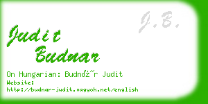 judit budnar business card